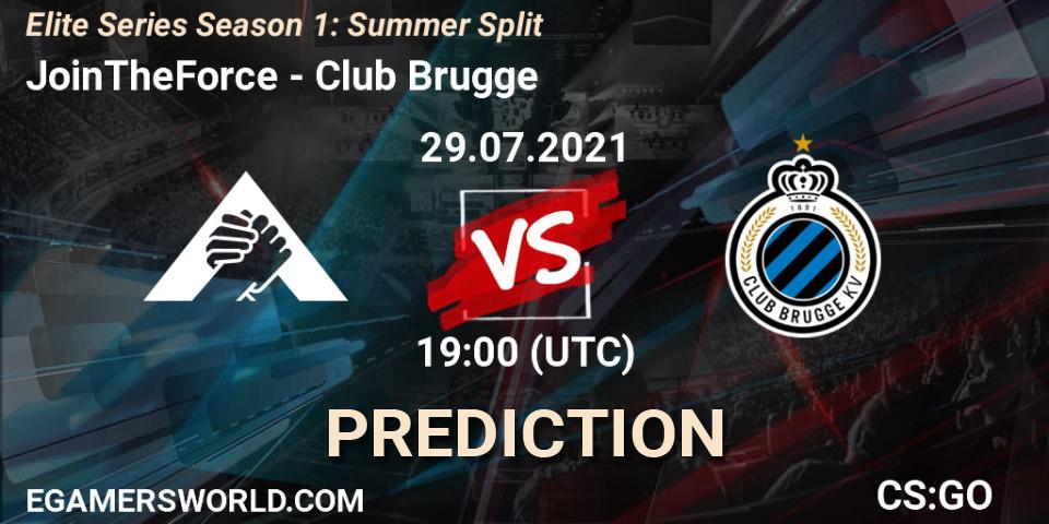 JoinTheForce - Club Brugge: ennuste. 29.07.2021 at 19:00, Counter-Strike (CS2), Elite Series Season 1: Summer Split