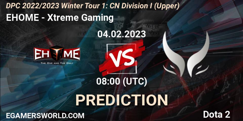EHOME - Xtreme Gaming: ennuste. 04.02.2023 at 10:56, Dota 2, DPC 2022/2023 Winter Tour 1: CN Division I (Upper)