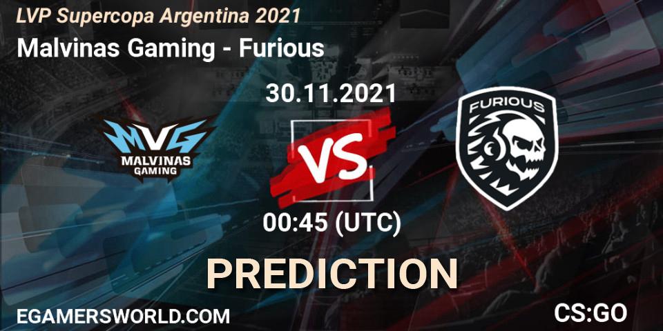 Malvinas Gaming - Furious: ennuste. 30.11.21, CS2 (CS:GO), LVP Supercopa Argentina 2021