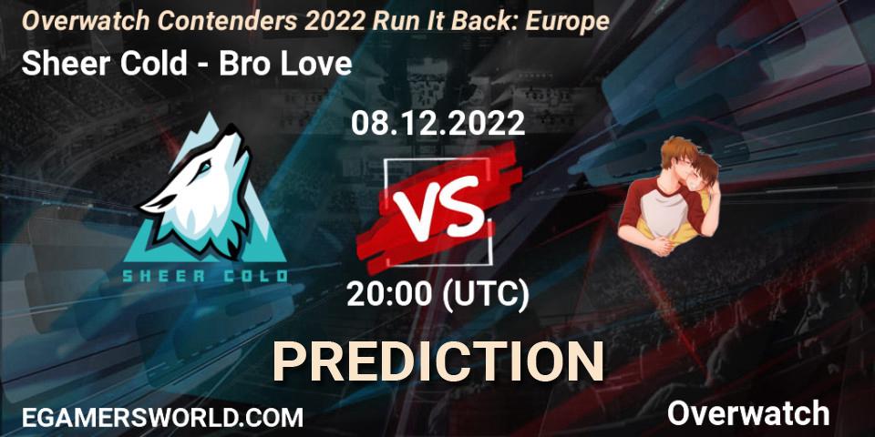 Sheer Cold - Bro Love: ennuste. 08.12.2022 at 20:25, Overwatch, Overwatch Contenders 2022 Run It Back: Europe