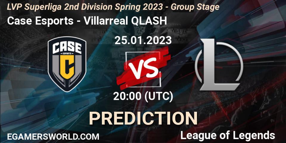 Case Esports - Villarreal QLASH: ennuste. 25.01.2023 at 20:00, LoL, LVP Superliga 2nd Division Spring 2023 - Group Stage