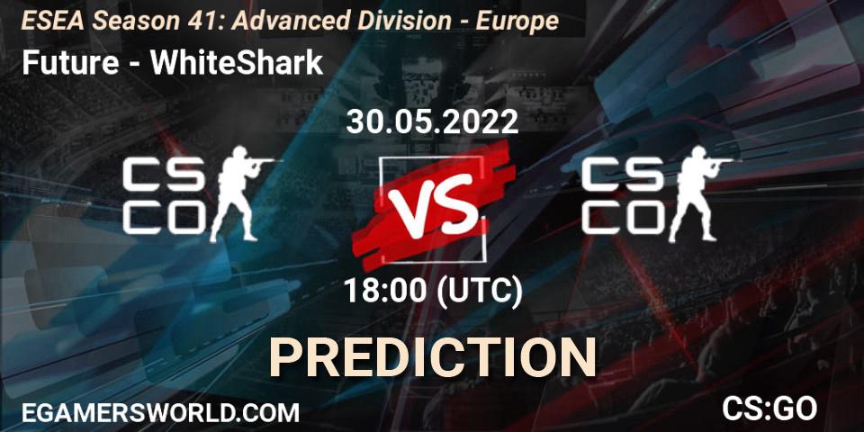 Future - WhiteShark: ennuste. 30.05.2022 at 18:00, Counter-Strike (CS2), ESEA Season 41: Advanced Division - Europe