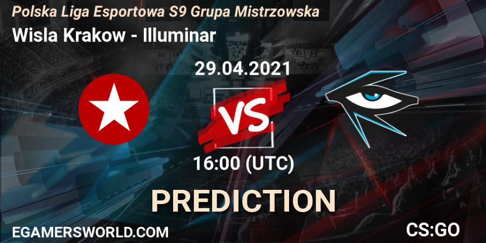 Wisla Krakow - Illuminar: ennuste. 29.04.2021 at 16:00, Counter-Strike (CS2), Polska Liga Esportowa S9 Grupa Mistrzowska