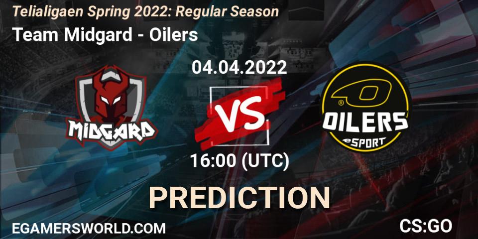 Team Midgard - Oilers: ennuste. 04.04.2022 at 16:00, Counter-Strike (CS2), Telialigaen Spring 2022: Regular Season