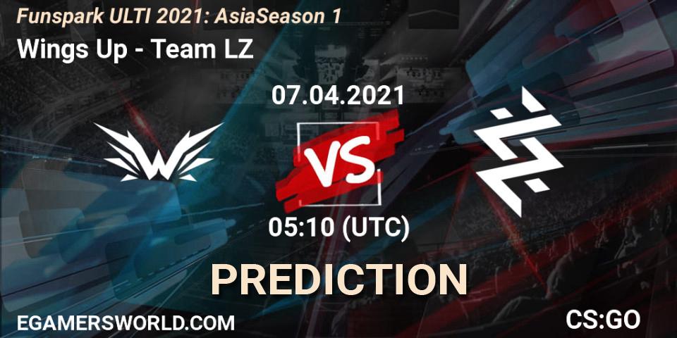 Wings Up - Team LZ: ennuste. 07.04.2021 at 05:10, Counter-Strike (CS2), Funspark ULTI 2021: Asia Season 1