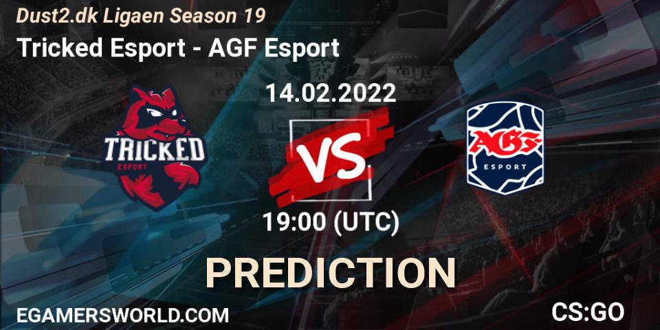 Tricked Esport - AGF Esport: ennuste. 14.02.2022 at 19:00, Counter-Strike (CS2), Dust2.dk Ligaen Season 19