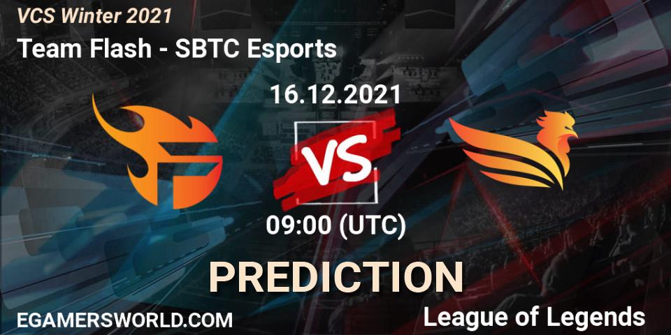 Team Flash - SBTC Esports: ennuste. 16.12.2021 at 09:00, LoL, VCS Winter 2021
