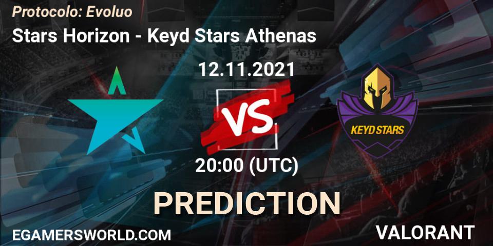 Stars Horizon - Keyd Stars Athenas: ennuste. 12.11.2021 at 20:00, VALORANT, Protocolo: Evolução
