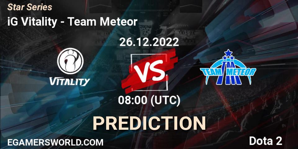 iG Vitality - Team Meteor: ennuste. 23.12.22, Dota 2, Star Series