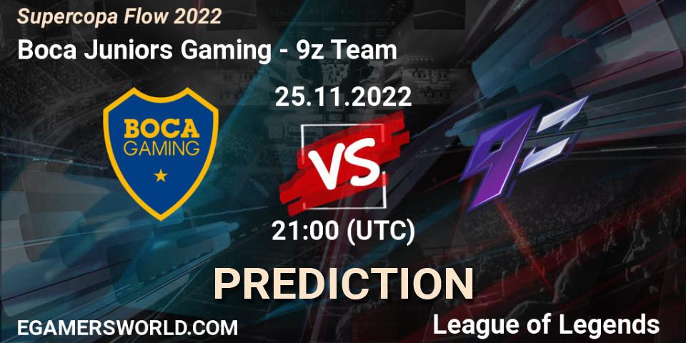 Boca Juniors Gaming - 9z Team: ennuste. 25.11.22, LoL, Supercopa Flow 2022