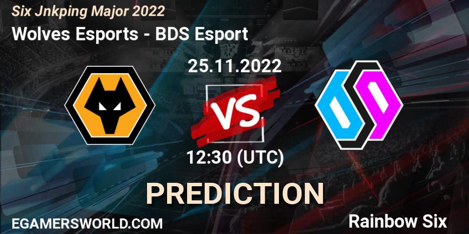 Wolves Esports - BDS Esport: ennuste. 25.11.2022 at 14:30, Rainbow Six, Six Jönköping Major 2022