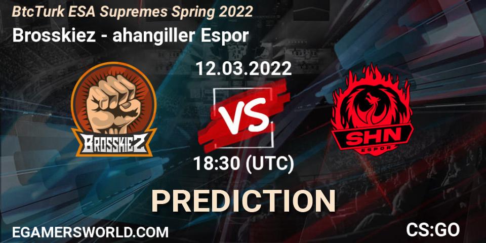 Brosskiez - Şahangiller Espor: ennuste. 12.03.2022 at 18:00, Counter-Strike (CS2), BtcTurk ESA Supremes Spring 2022