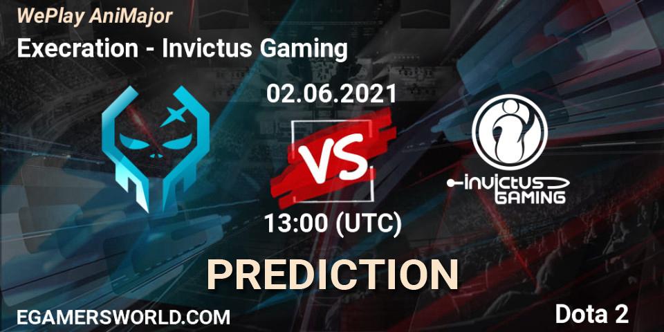 Execration - Invictus Gaming: ennuste. 02.06.2021 at 14:01, Dota 2, WePlay AniMajor 2021