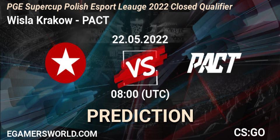 Wisla Krakow - PACT: ennuste. 22.05.22, CS2 (CS:GO), PGE Supercup Polish Esport Leauge 2022 Closed Qualifier