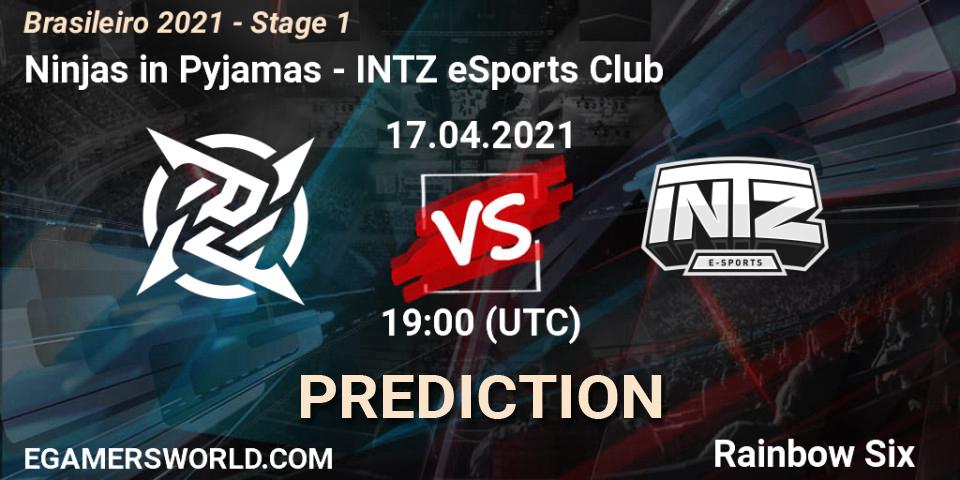 Ninjas in Pyjamas - INTZ eSports Club: ennuste. 17.04.21, Rainbow Six, Brasileirão 2021 - Stage 1