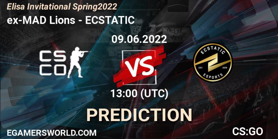 ex-MAD Lions - ECSTATIC: ennuste. 09.06.2022 at 13:00, Counter-Strike (CS2), Elisa Invitational Spring 2022