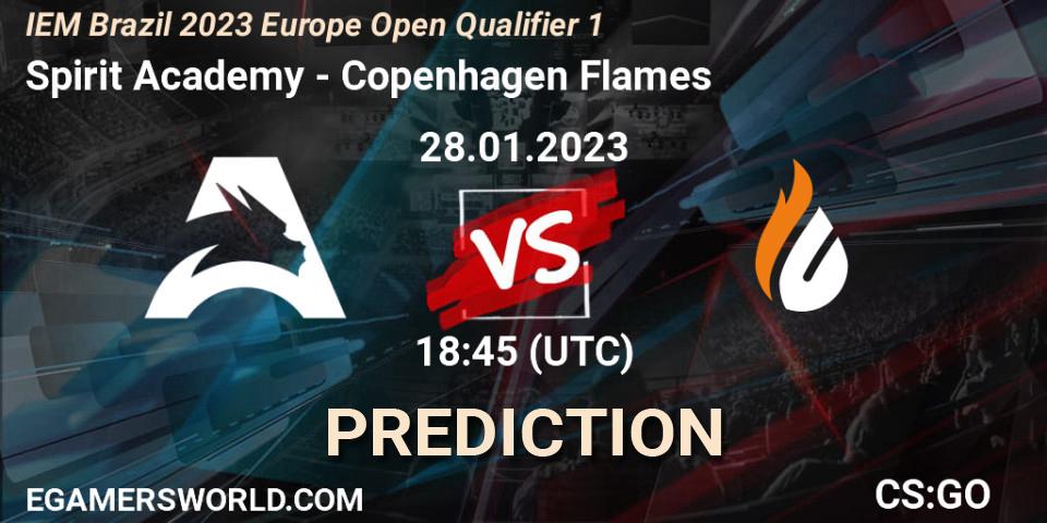 Spirit Academy - Copenhagen Flames: ennuste. 28.01.23, CS2 (CS:GO), IEM Brazil Rio 2023 Europe Open Qualifier 1
