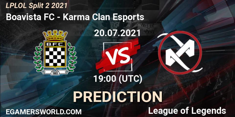 Boavista FC - Karma Clan Esports: ennuste. 20.07.2021 at 19:00, LoL, LPLOL Split 2 2021
