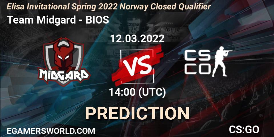 Team Midgard - BIOS: ennuste. 12.03.2022 at 14:00, Counter-Strike (CS2), Elisa Invitational Spring 2022 Norway Closed Qualifier