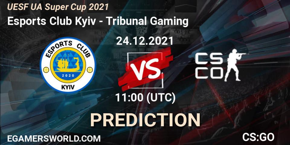 Esports Club Kyiv - Tribunal Gaming: ennuste. 24.12.2021 at 11:00, Counter-Strike (CS2), UESF Ukrainian Super Cup 2021