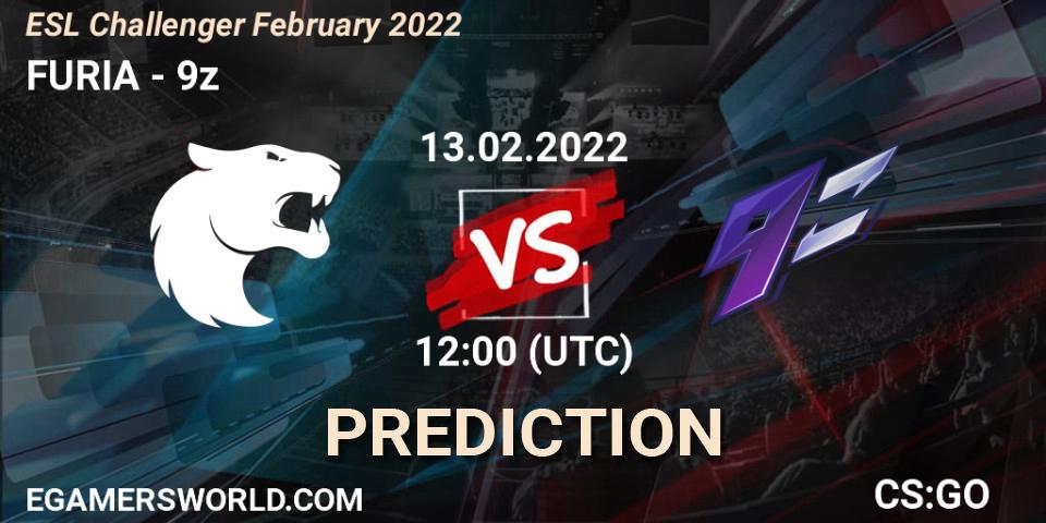 FURIA - 9z: ennuste. 13.02.2022 at 12:00, Counter-Strike (CS2), ESL Challenger February 2022