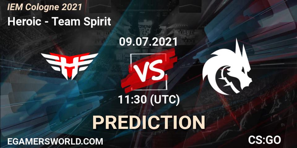 Heroic - Team Spirit: ennuste. 09.07.21, CS2 (CS:GO), IEM Cologne 2021