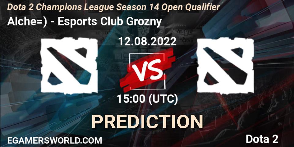 Alche=) - Esports Club Grozny: ennuste. 12.08.2022 at 15:00, Dota 2, Dota 2 Champions League Season 14 Open Qualifier