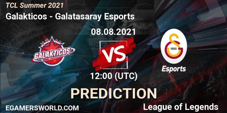 Galakticos - Galatasaray Esports: ennuste. 08.08.2021 at 12:20, LoL, TCL Summer 2021