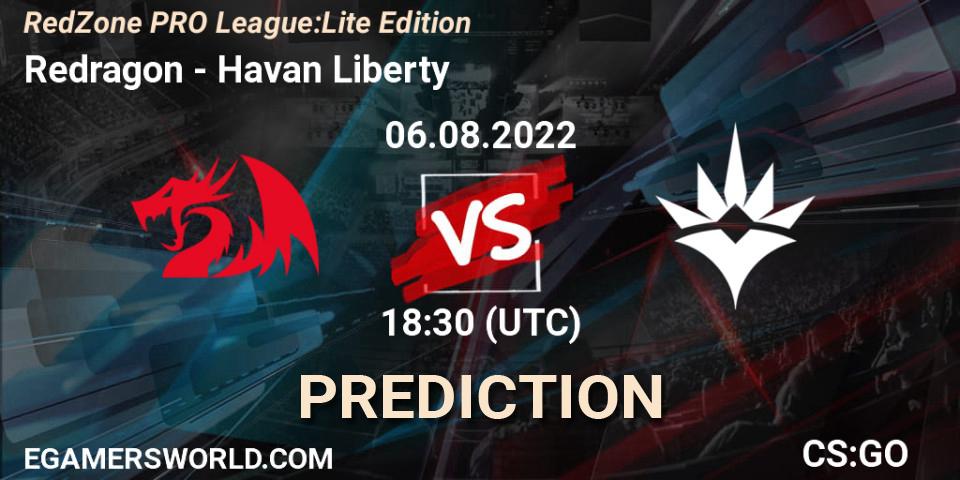 Redragon - The Union: ennuste. 06.08.2022 at 18:30, Counter-Strike (CS2), RedZone PRO League: Lite Edition