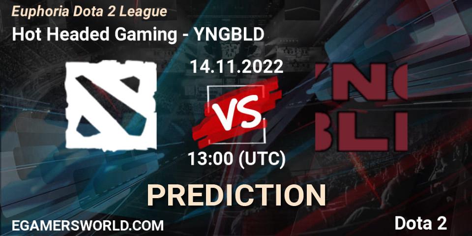 Hot Headed Gaming - YNGBLD: ennuste. 14.11.2022 at 13:11, Dota 2, Euphoria Dota 2 League
