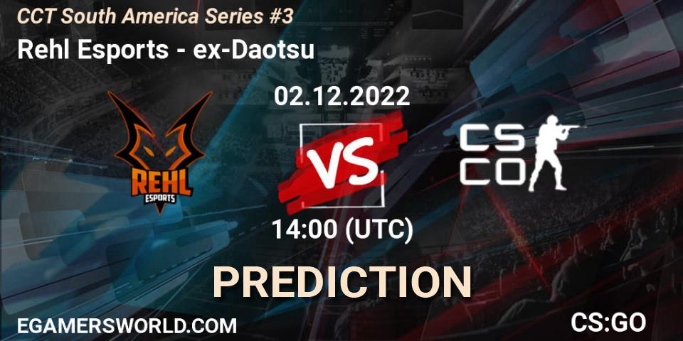 Rehl Esports - ex-Daotsu: ennuste. 02.12.22, CS2 (CS:GO), CCT South America Series #3