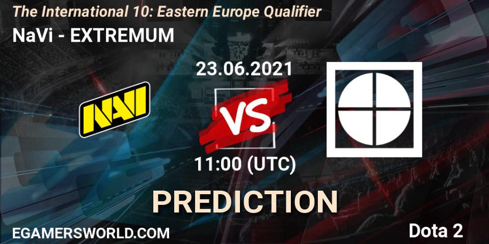 NaVi - EXTREMUM: ennuste. 23.06.21, Dota 2, The International 10: Eastern Europe Qualifier