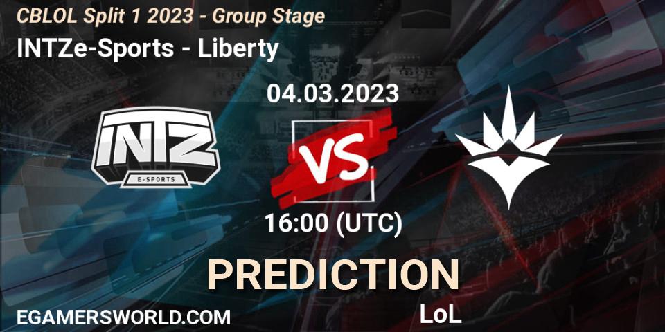 INTZ e-Sports - Liberty: ennuste. 04.03.23, LoL, CBLOL Split 1 2023 - Group Stage