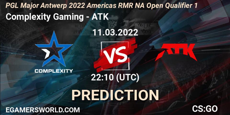 Complexity Gaming - ATK: ennuste. 11.03.22, CS2 (CS:GO), PGL Major Antwerp 2022 Americas RMR NA Open Qualifier 1