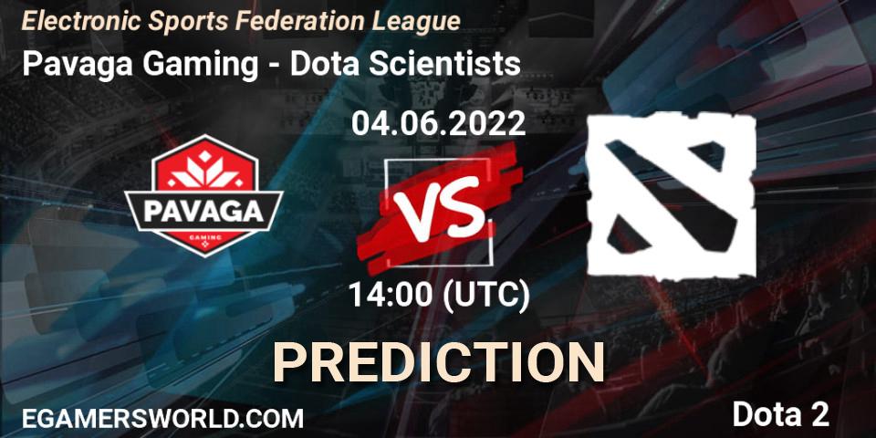 Pavaga Gaming - Dota Scientists: ennuste. 04.06.2022 at 15:07, Dota 2, Electronic Sports Federation League
