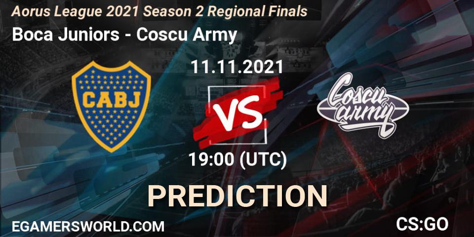 Boca Juniors - Coscu Army: ennuste. 11.11.2021 at 19:00, Counter-Strike (CS2), Aorus League 2021 Season 2 Regional Finals