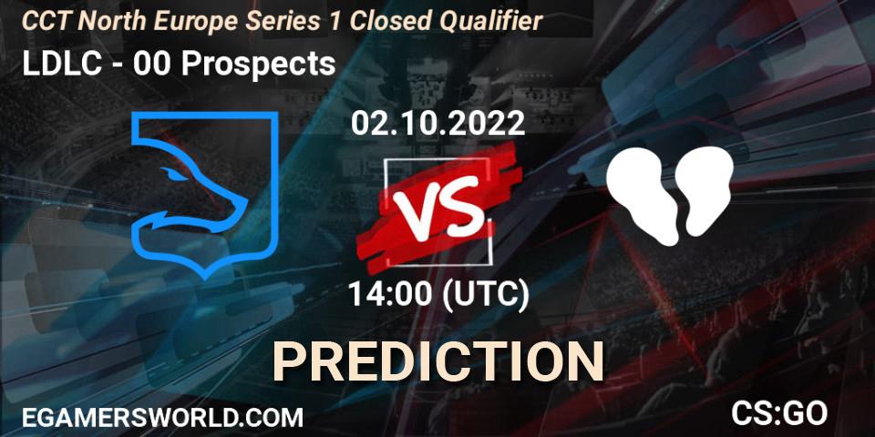 LDLC - 00 Prospects: ennuste. 02.10.2022 at 14:00, Counter-Strike (CS2), CCT North Europe Series 1 Closed Qualifier