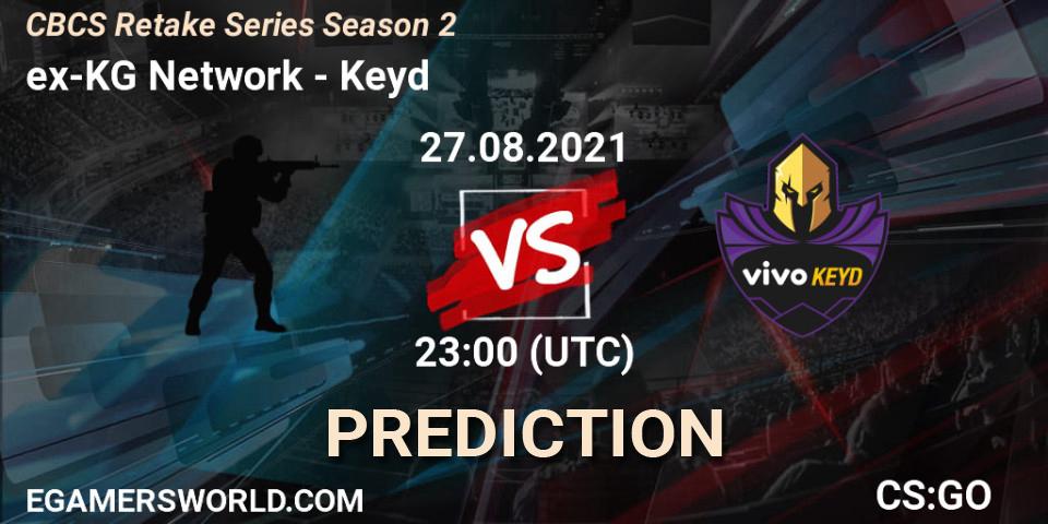 ex-KG Network - Keyd: ennuste. 28.08.2021 at 00:10, Counter-Strike (CS2), CBCS Retake Series Season 2