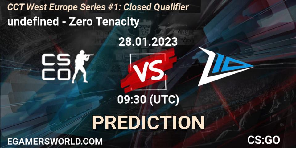undefined - Zero Tenacity: ennuste. 28.01.23, CS2 (CS:GO), CCT West Europe Series #1: Closed Qualifier