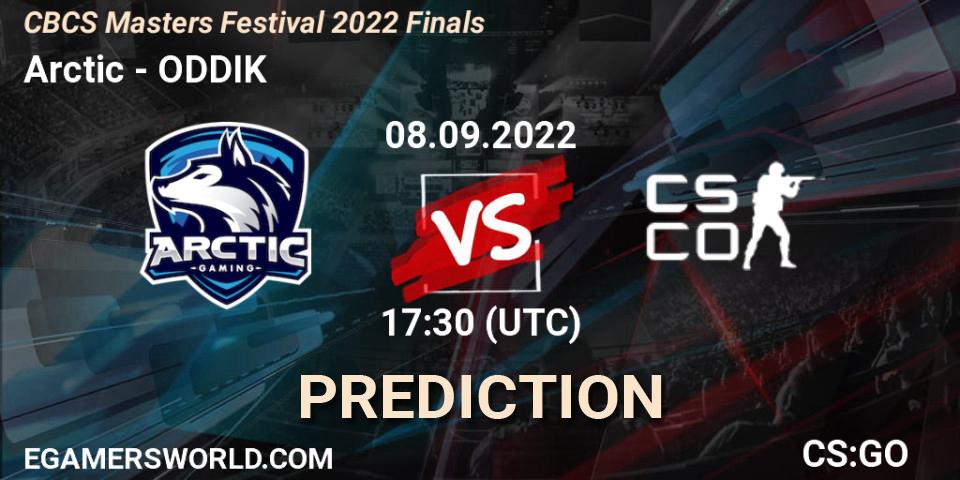 Arctic - ODDIK: ennuste. 08.09.2022 at 18:20, Counter-Strike (CS2), CBCS Masters Festival 2022 Finals