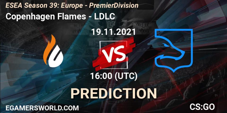 Copenhagen Flames - LDLC: ennuste. 19.11.21, CS2 (CS:GO), ESEA Season 39: Europe - Premier Division