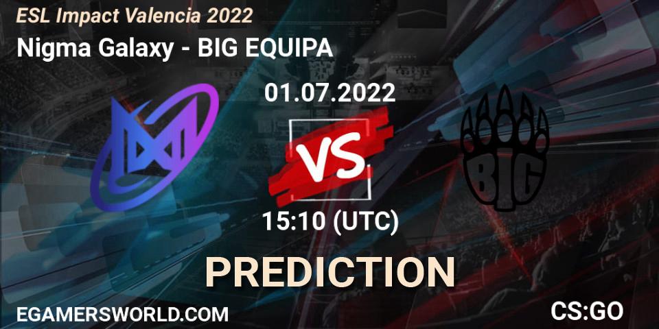 Galaxy Racer Female - BIG EQUIPA: ennuste. 01.07.2022 at 15:20, Counter-Strike (CS2), ESL Impact Valencia 2022