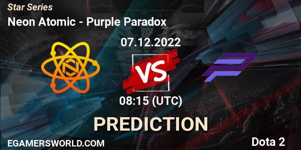Neon Atomic - Purple Paradox: ennuste. 07.12.2022 at 08:12, Dota 2, Star Series
