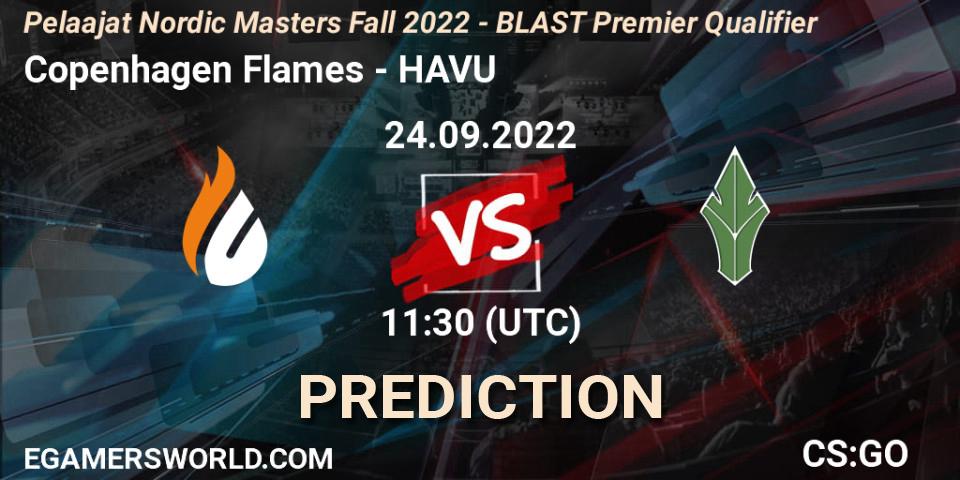 Copenhagen Flames - HAVU: ennuste. 24.09.22, CS2 (CS:GO), Pelaajat.com Nordic Masters: Fall 2022