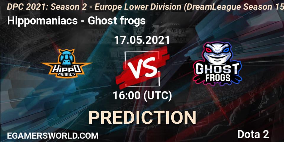 Hippomaniacs - Ghost frogs: ennuste. 17.05.2021 at 15:55, Dota 2, DPC 2021: Season 2 - Europe Lower Division (DreamLeague Season 15)