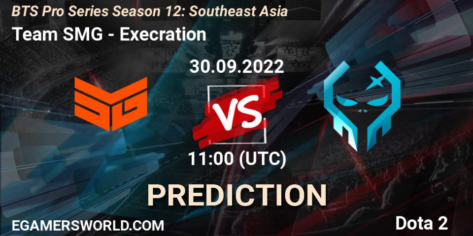 Team SMG - Execration: ennuste. 30.09.22, Dota 2, BTS Pro Series Season 12: Southeast Asia
