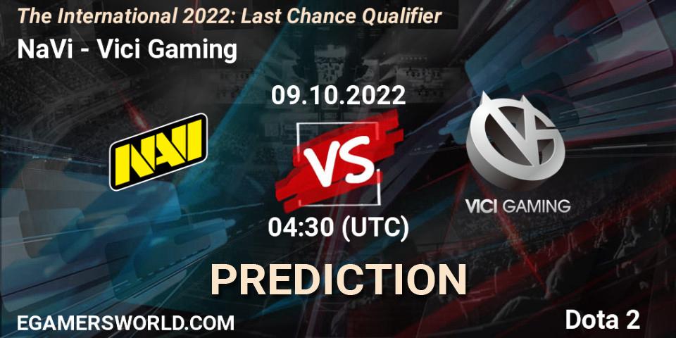 NaVi - Vici Gaming: ennuste. 09.10.22, Dota 2, The International 2022: Last Chance Qualifier