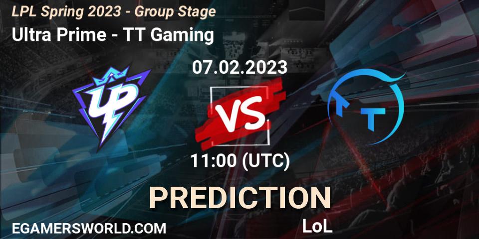 Ultra Prime - TT Gaming: ennuste. 07.02.23, LoL, LPL Spring 2023 - Group Stage