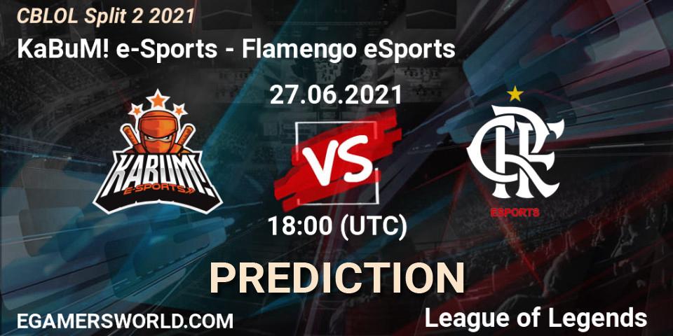 KaBuM! e-Sports - Flamengo eSports: ennuste. 27.06.2021 at 18:00, LoL, CBLOL Split 2 2021