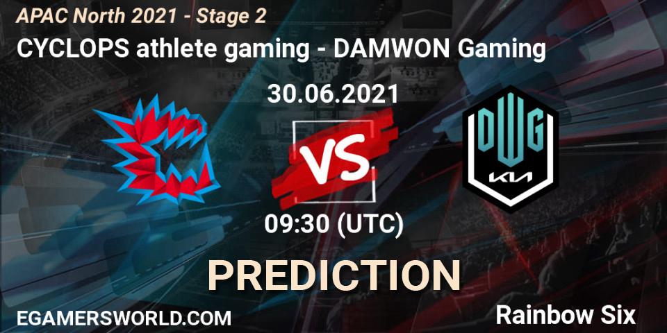 CYCLOPS athlete gaming - DAMWON Gaming: ennuste. 30.06.2021 at 09:30, Rainbow Six, APAC North 2021 - Stage 2